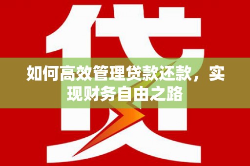 新巴尔虎左旗如何高效管理贷款还款，实现财务自由之路