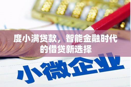 新巴尔虎左旗度小满贷款，智能金融时代的借贷新选择