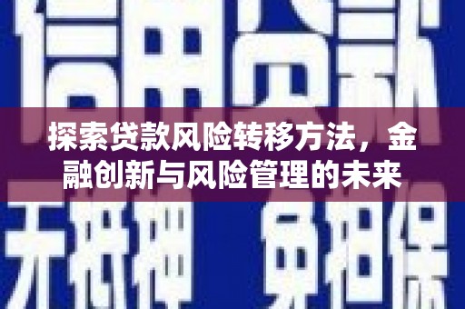 新巴尔虎左旗探索贷款风险转移方法，金融创新与风险管理的未来