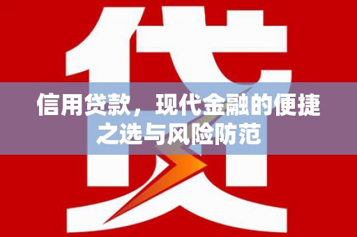 新巴尔虎左旗信用贷款，现代金融的便捷之选与风险防范