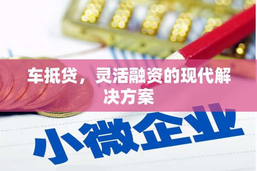 新巴尔虎左旗车抵贷，灵活融资的现代解决方案