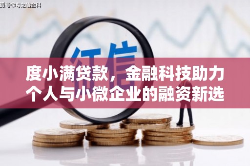 新巴尔虎左旗度小满贷款，金融科技助力个人与小微企业的融资新选择