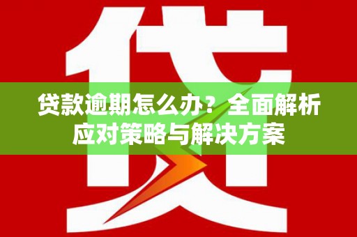 新巴尔虎左旗贷款逾期怎么办？全面解析应对策略与解决方案
