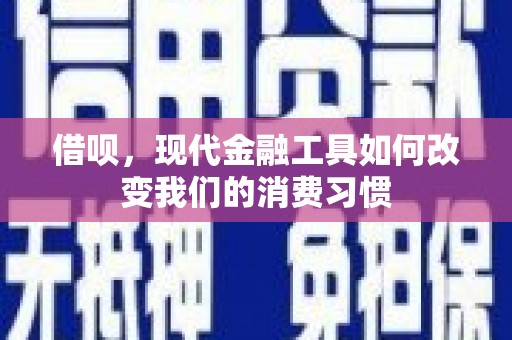 新巴尔虎左旗借呗，现代金融工具如何改变我们的消费习惯