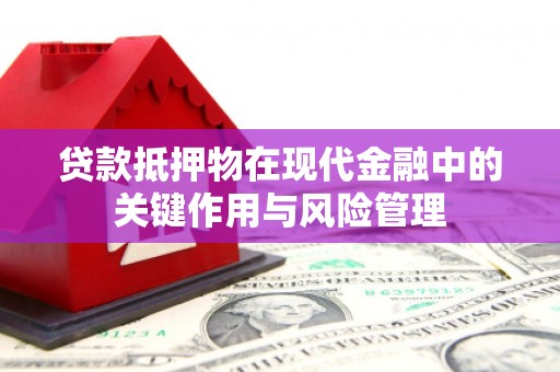 新巴尔虎左旗贷款抵押物在现代金融中的关键作用与风险管理