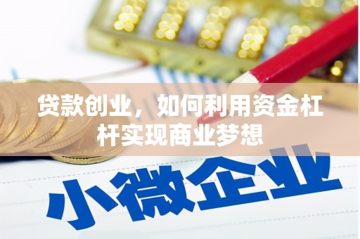 新巴尔虎左旗贷款创业，如何利用资金杠杆实现商业梦想
