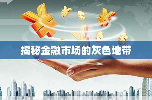 新巴尔虎左旗揭秘金融市场的灰色地带